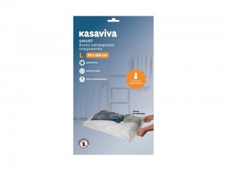 BUSTA SACCHETTO SALVASPAZIO SOTTOVUOTO KASAVIVA SMART CM 70X100