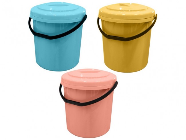 PATTUMIERA CON COPERCHIO POP LT. 18