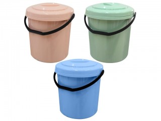 PATTUMIERA CON COPERCHIO AVIO SHABBY LT 18