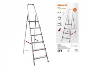 SCALA ALLUMINIO GRIP KASAVIVA 6 GRADINI