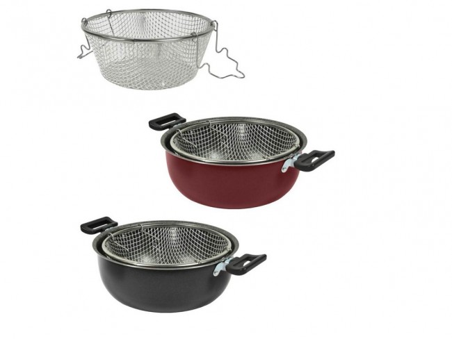 FRIGGITRICE ANTIADERENTE KASAVIVA GOURMET CM. 24