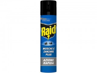 RAID MOSCHE E ZANZARE 400 ML.