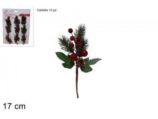 NATALE CHIUDIPACCO RAMETTO CON BACCHE