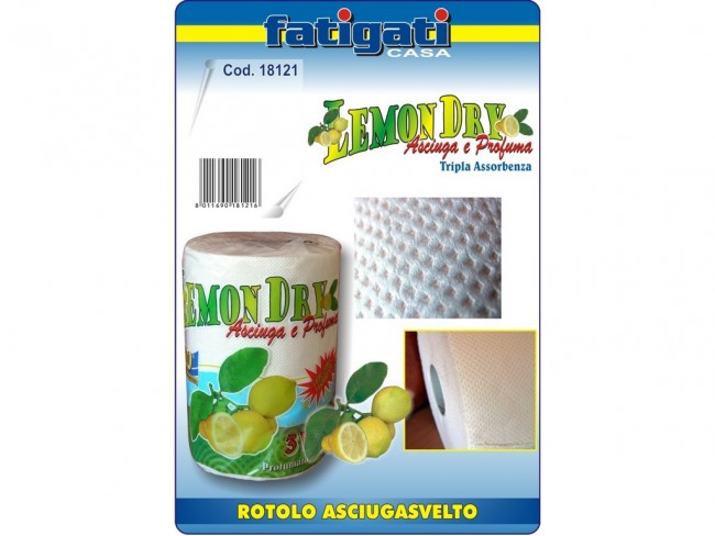 CARTA CUCINA ROTOLO ASCIUGASVELTO LEMON DRY MT. 50