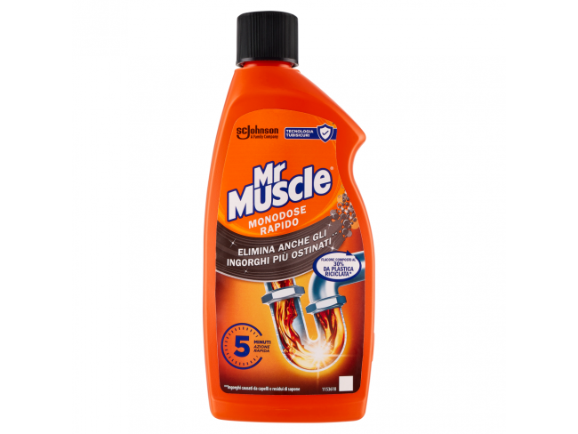 MISTER MUSCLE TUBI E SCARICHI GEL 500 ML.