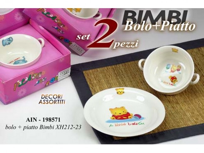 SERVIZIO PAPPA 2 PZ. BOLO CON PIATTO GICOS