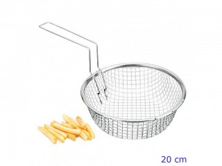 CESTELLO STAGNATO PER FRIGGERE CM. 20 METALTEX