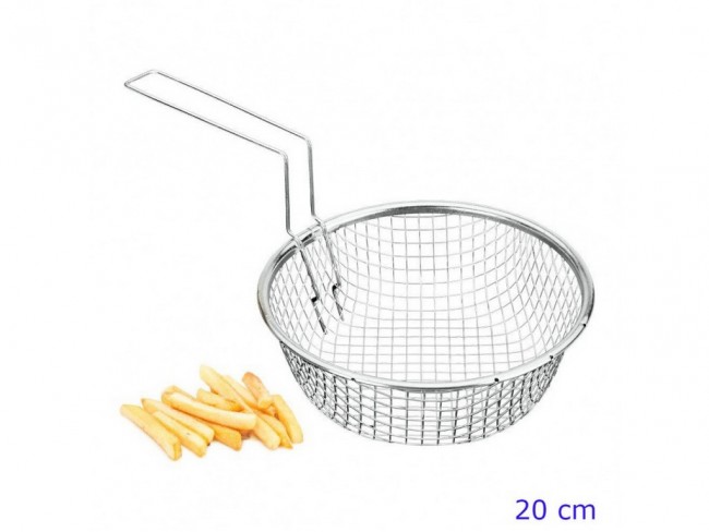 CESTELLO STAGNATO PER FRIGGERE CM. 20 METALTEX