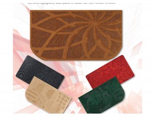 ZERBINO VELVET AGUGLIATO STAMPATO REDS CM. 40X70