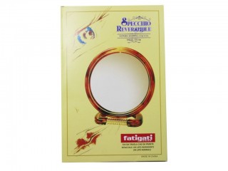 SPECCHIETTO REVERSIBILE TONDO FATIGATI CM. 16