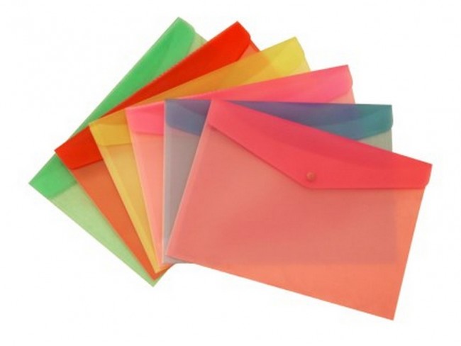 CARTOLERIA CARTELLINA PORTADOCUMENTI CON BOTTONE  CM. 33X24