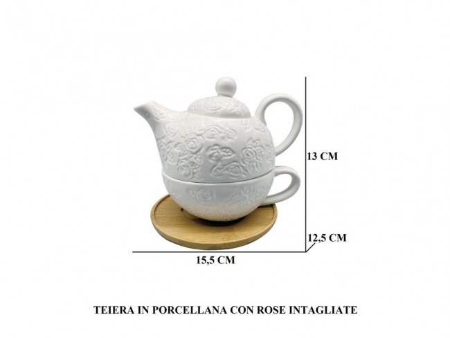 GIARDINI DI MARZO LINEA ROSSELLA TEIERA ROSE INTAGLIATE