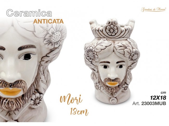GIARDINI DI MARZO LINEA MORI VASO ANTICATO CM 18 UOMO