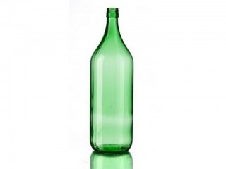 BOTTIGLIA VETRO OLIO CON TAPPO LT. 2 VERDE