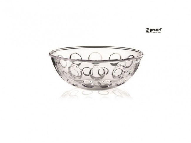 INSALATIERA GUZZINI FORME CASA TRASPARENTE BOLLI CM 25