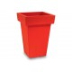VASO PIANTE MODERNO QUADRATO ALTO VECA ARANCIO/GIALLO