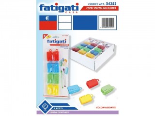 COPRISPAZZOLINI DA DENTI SET 8 PZ.