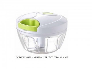 TRITATUTTO MANUALE 3 LAME MISTRAL BORELLA
