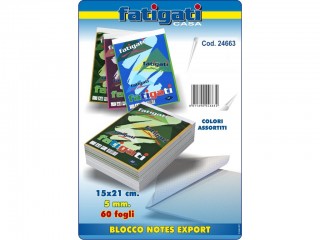 CARTOLERIA BLOCK NOTES CM. 15X21