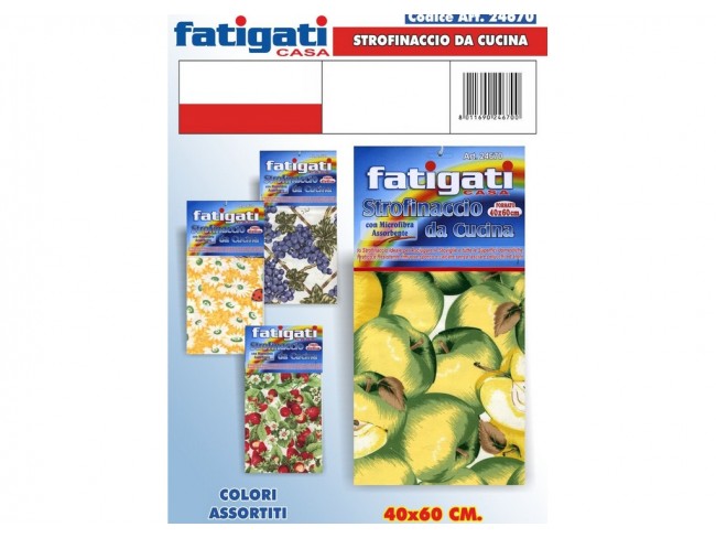 PANNO FATIGATI STROFINACCIO DA CUCINA CM. 40X60