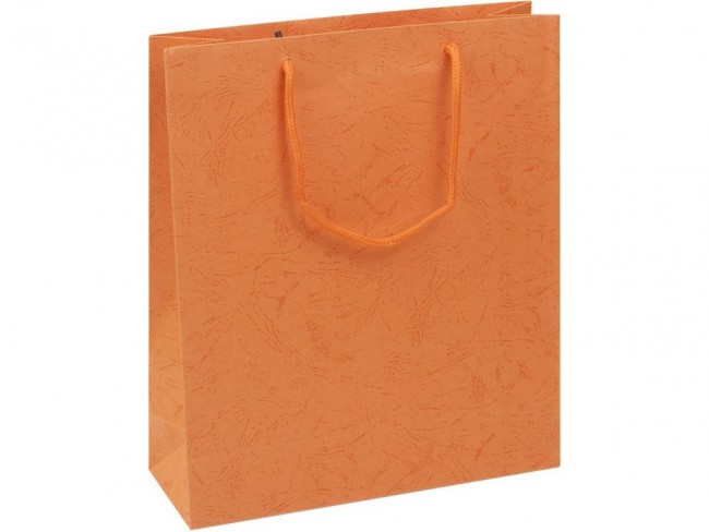 BORSA CARTA REGALO PICCOLA TINTA UNITA CM. 27X23X8