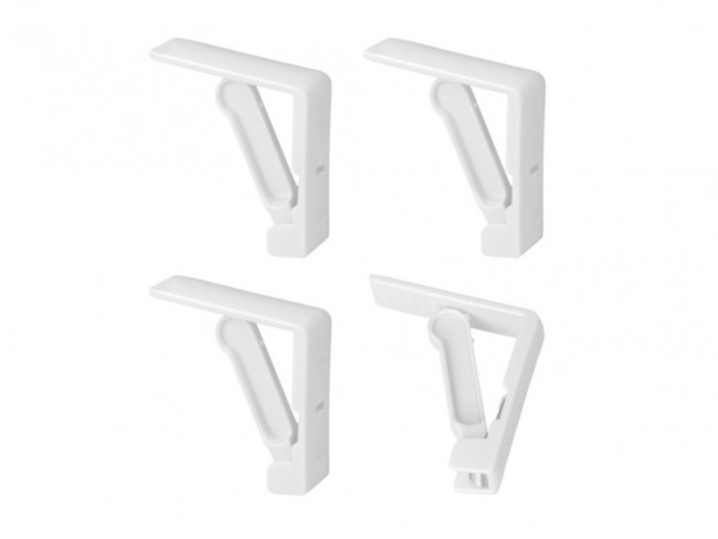 FERMATOVAGLIE PLASTICA SET 4 PZ. METALTEX