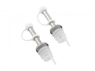 TAPPI DOSATORI CROMATI SET 2 PZ. METALTEX