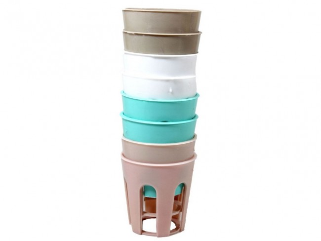 REGGIBICCHIERE PORTABICCHIERE PLASTICA SET 8 PZ.