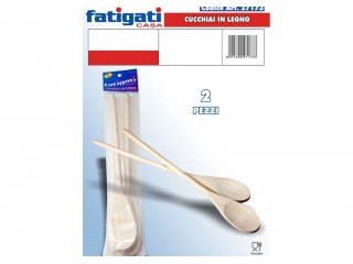 CUCCHIAI LEGNO 2 PZ.