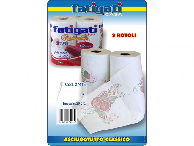 CARTA CUCINA ROTOLO ASCIUGATUTTO CLASSICO X 2