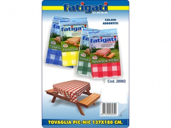 TOVAGLIA PIC NIC CM. 130X180