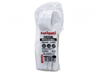 POSATE PLASTICA MONOUSO CUCCHIAI 20 PZ.