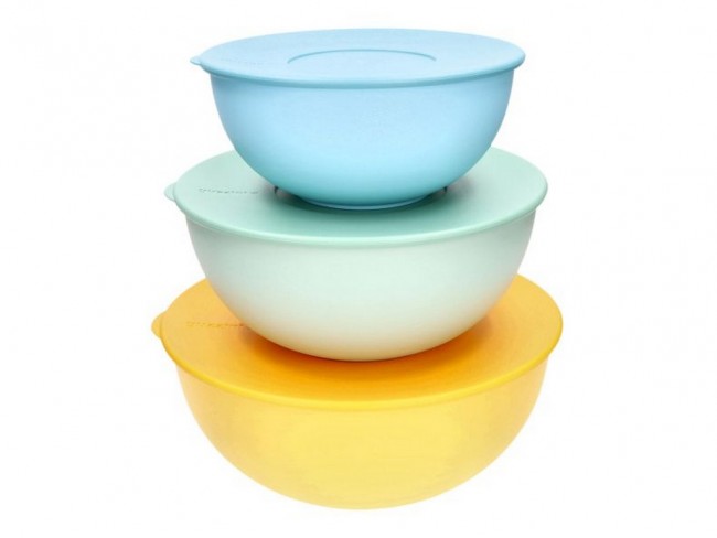 CONTENITORI CON COPERCHIO GUZZINI EVERYWHERE SET 3 PZ.