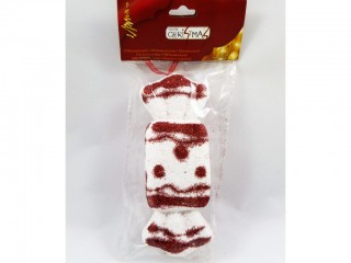 NATALE APPENDINO DECORATIVO CARAMELLA RETTANGOLARE