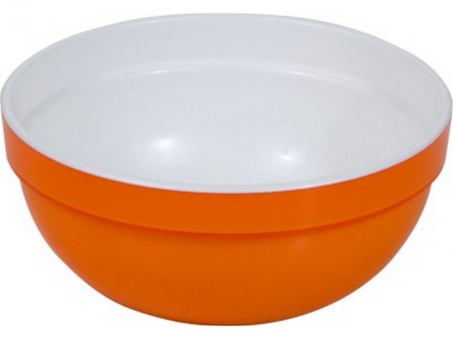 TAZZONE BOLO SCODELLA PLASTICA BICOLORE FATIGATI CM. 12