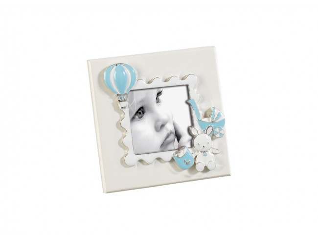 PORTAFOTO MASCAGNI ART. A898 COLORE CELESTE 6X6