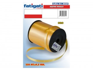 NASTRO REGALO 250 MT. X 9.5 MM. ORO