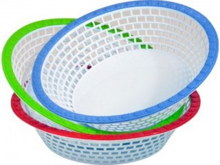 CESTINO PLASTICA TONDO CM. 24