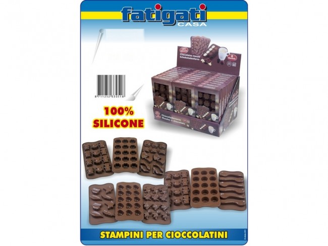 FORMINE CIOCCOLATINI 100% SILICONE FATIGATI