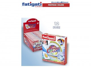 PANNI SALVABUCATO COLORATO FATIGATI 12 FOGLI