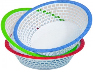 CESTINO PLASTICA TONDO CM. 24