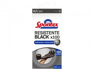 GUANTI MONOUSO IN NITRILE 100 PZ. SPONTEX MISURA M/L