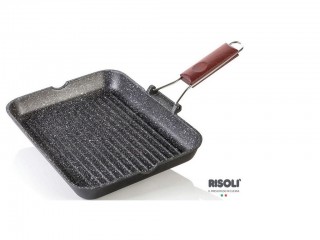 BISTECCHIERA ANTIADERENTE GRANITO RETTANGOLARE CM. 26X33 RISOLI'