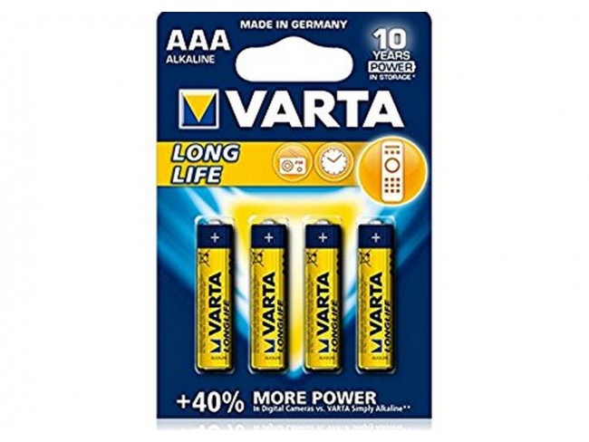 BATTERIA PILA VARTA ALCALINA ENERGY MINISTILO BLISTER 4 PZ.
