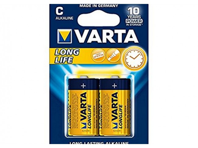 BATTERIA PILA VARTA ALCALINA ENERGY 1/2 TORCIA BLISTER 2 PZ.