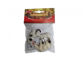 PRESEPE BUSTA ANIMALI FATTORIA 3 PZ. CAPRA/PECORA/MUCCA