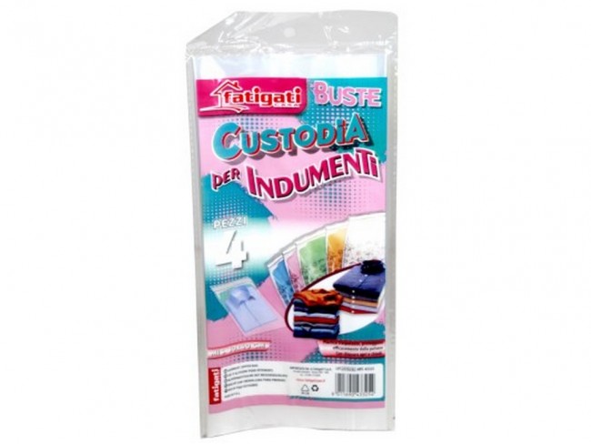 CUSTODIA PER INDUMENTI CON CHIUSURA 4 PZ.
