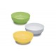INSALATIERA PLASTICA COSTOLATA CM. 22 BIANCO/COLOR