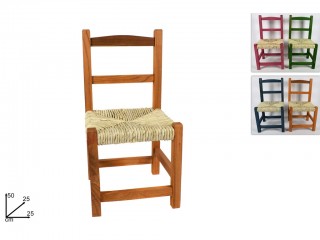 SEDIOLINA LEGNO BIMBI COLOR CM. 50