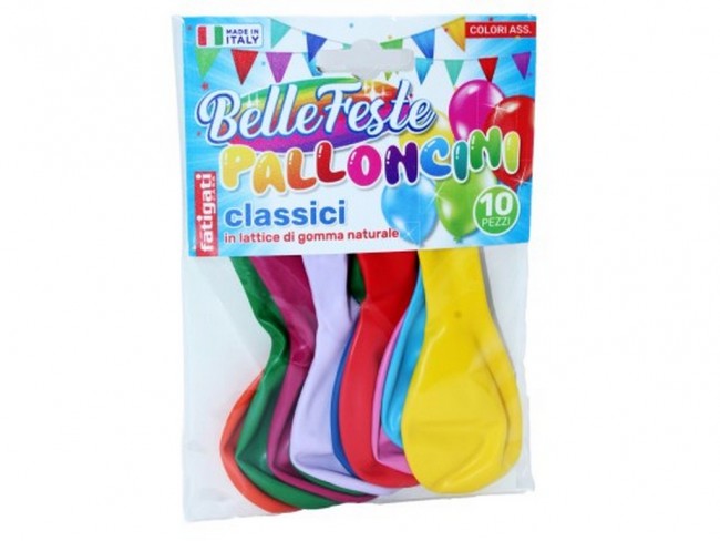 GIOCO PALLONCINI GONFIABILI 10 PZ.